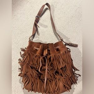 Vince Camuto Swede Fringe Bag